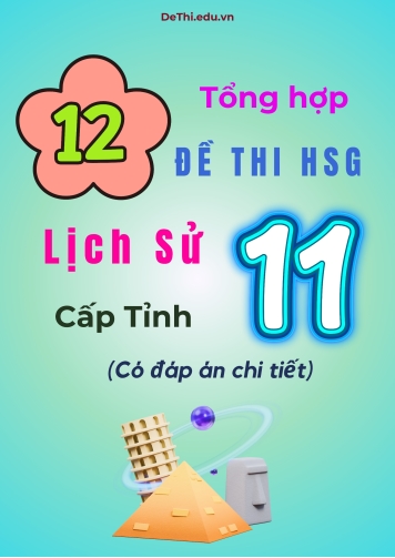 Tổng hợp 12 đề thi HSG Lịch sử Lớp 11 cấp Tỉnh (Có đáp án chi tiết)